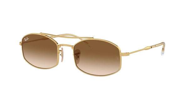 RB-3719 001/51 ARISTA(CLEAR GRADIENT BROWN 51*20, Dorado, hi-res 0
