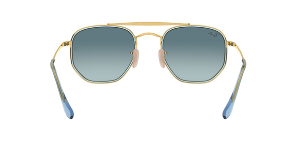 RB-3648M 91233M GOLD (BLUE GRADIENT GREY) 52*23, Dorado, hi-res 2