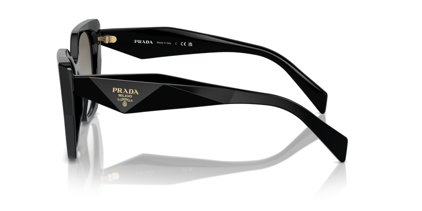 PRADA-19ZS/S 1AB0A7 BLACK (GREY GRADIENT 55*17, Negro, hi-res image number 2