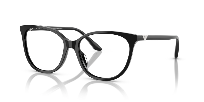 EMPORIO-3249U/G 5017 SHINY BLACK 55*16, , hi-res image number 0