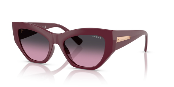 VOGUE-5607/S 287590 FULL CHERRY(VIOLET GRADIENT GREY 53*18, Cereza, hi-res 0