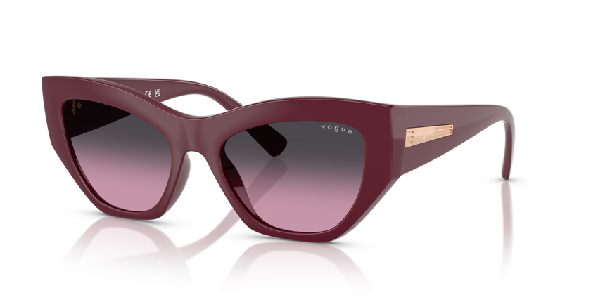 VOGUE-5607/S 287590 FULL CHERRY(VIOLET GRADIENT GREY 53*18, Cereza, hi-res image number 0