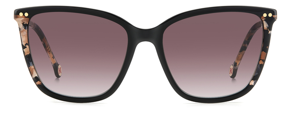 CAROLINA-0245/S WR7*3X BLACK HAVANA(PINK DOUBLESHADE 55*17, Havana, hi-res 1