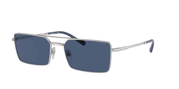 VOGUE-4309/S 323/80 SILVER(DARK BLUE 55*18, Plata, hi-res 0