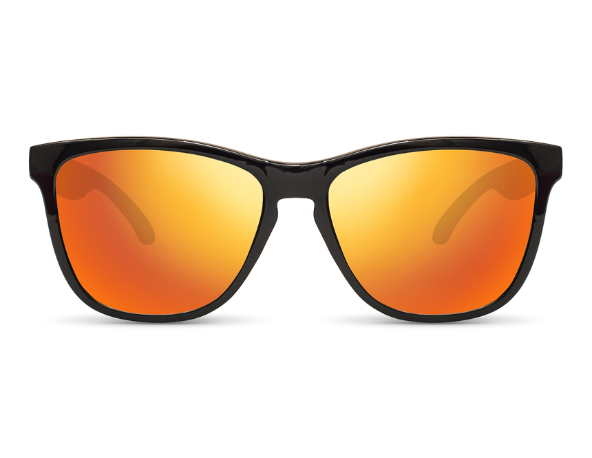 KYPERS-CAIPIRINHA/S CAI068 GLOSSY BLACK AND ORANGE MIRROR 54*17, Negro, hi-res image number 1