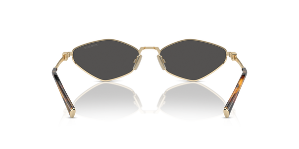 MIUMIU-56ZS/S ZVN5S0 PALE GOLD (DARK GREY) 56*17, Dorado, hi-res 3