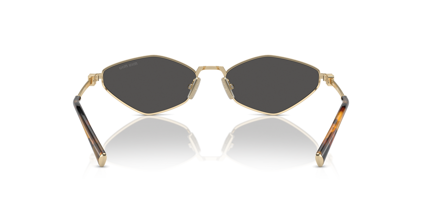 MIUMIU-56ZS/S ZVN5S0 PALE GOLD (DARK GREY) 56*17, Dorado, hi-res image number 3