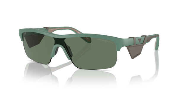 EMPORIO-4218/S 610276 MATTE ALPINE GREEN/DARK GREEN 35*135, Verde mate, hi-res 0