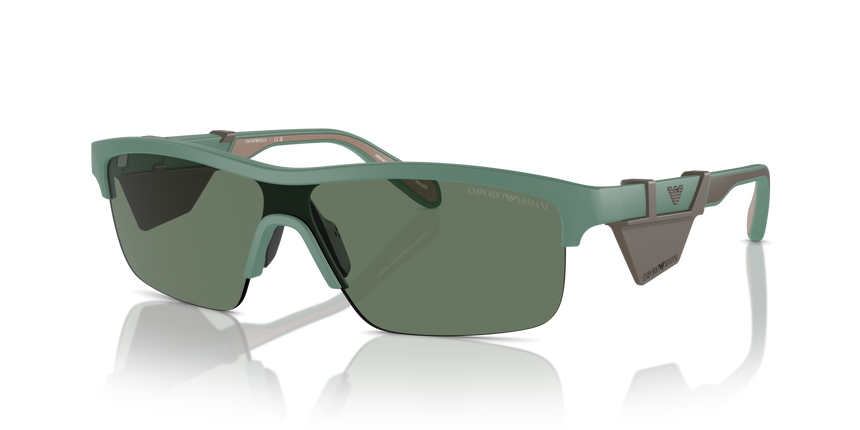 EMPORIO-4218/S 610276 MATTE ALPINE GREEN/DARK GREEN 35*135, Verde mate, hi-res image number 0