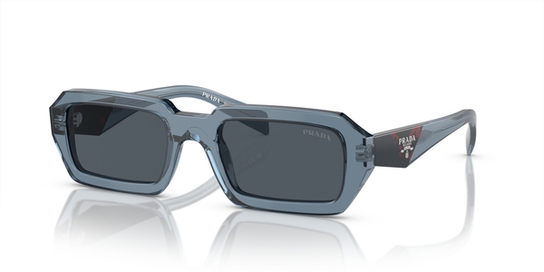 PRADA-A12S/S 19O70B TRANSPARENT BLUE(DARK GREY 52*21, Azul transparente, hi-res 0