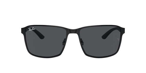 RB-3721 186/87 MATTE BLACK ON BLACK( 59*17, Negro, hi-res 1