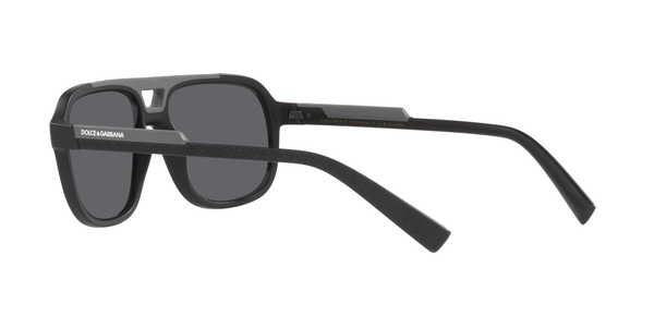 GABBANA-6179/S 252581 MATTE BLACK(POLAR DARK GREY 58*16, Negro, hi-res 8