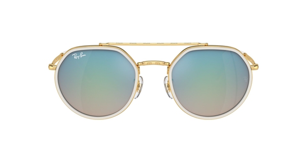 RB-3765 001/4O ARISTA(BROWN GRAD BROWN MIRROR BLUE 53*22, Dorado, hi-res 1