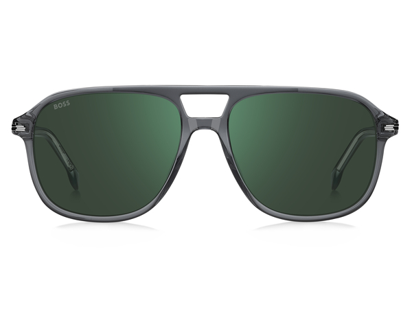 BOSS-1751/S CBL*MT GREY CRYSTAL(GREEN MIRROR 57*16, Gris | Transparente, hi-res 1