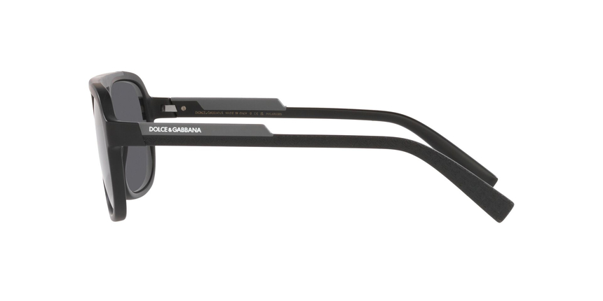 GABBANA-6179/S 252581 MATTE BLACK(POLAR DARK GREY 58*16, Negro, hi-res image number 9