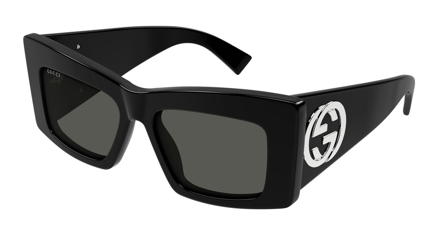 GUCCI-1842S/S 001 BLACK-BLACK-GREY 53*17, , hi-res image number 0