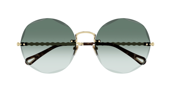 chloe-0254s/s 003 gold-gold-green 57*19