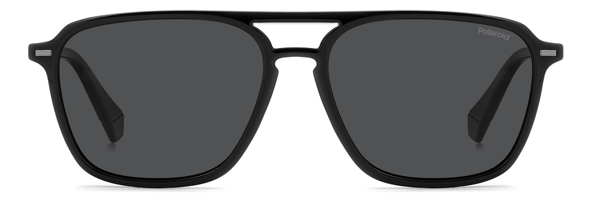 POLAROID-4182/S/X/S 807*M9 BLACK(GREY POLARIZED 57*16, Negro, hi-res image number 1