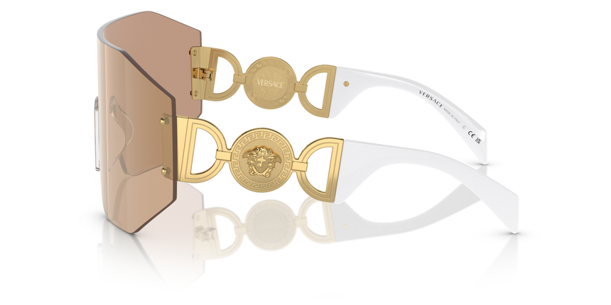 VERSACE-2258/S 10027J DARK BROWN MIRROR ROSE GOLD 45*00, , hi-res image number 2