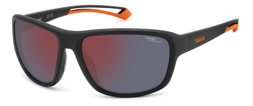 POLAROID-7049/S 8LZ BLACK ORANGE 62*17, Negro | Naranja, hi-res image number 0