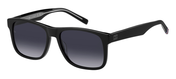 TOMMYHILFIGER-2073/S 807*9O BLACK(DARK GREY SHADED 57*17, Negro, hi-res 0
