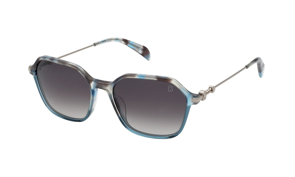 tous-b42/s 0t66 avana+azzurro lucido(brown gradient pink 55*17