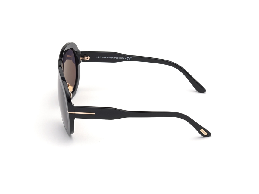 TOMFORD-0836/S 01A shiny black  (smoke 61*10, Negro, hi-res image number 2