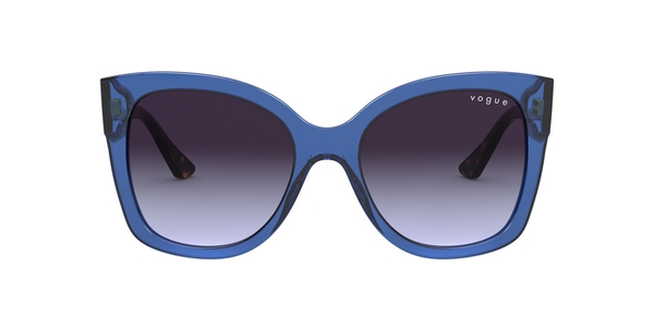 VOGUE-5338S/S 28304Q TRANSPARENT BLUE(LIGHT VIOLET GRADIENT DARK 54*19, Azul | Havana, hi-res 1