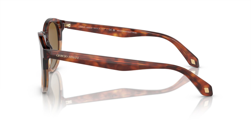ARMANI-8192/S 6034B2 RED HAVANA/HONEY HAVANA(LIGHT GREY GRADIENT YELLOW 50*21, Havana rojo, hi-res image number 2