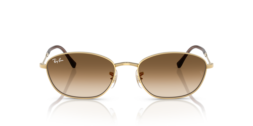 RB-3749 001/51 ARISTA(CLEAR GRADIENT BROWN 55*18, Dorado arista, hi-res image number 1