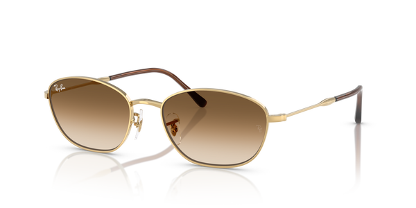 RB-3749 001/51 ARISTA(CLEAR GRADIENT BROWN 55*18, Dorado arista, hi-res 0