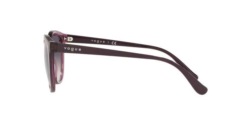 VOGUE-5427/S 276136 TRANSPARENT PURPLE(PINK GRADIENT DARK GREY 50*20, Rojo-Violeta, hi-res image number 2