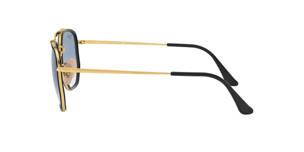 RB-3648M 91673F GOLD (CLEAR GRADIENT BLUE) 52*23, Dorado-Negro, hi-res 2