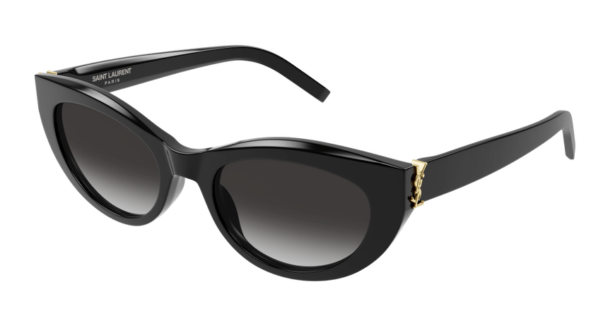 SAINT-LAURENT-SLM115/S 002 BLACK 54*20, Negro, hi-res image number 0