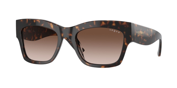 VOGUE-5524/S W65613 DARK HAVANA(GRADIENT BROWN 54*20, Havana, hi-res 0