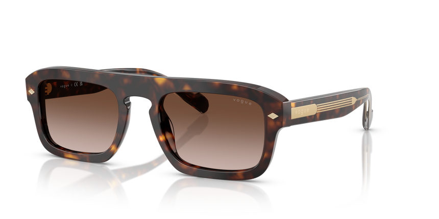 VOGUE-5620S/S W65613 DARK HAVANA(GRADIENT BROWN 53*21, , hi-res image number 0
