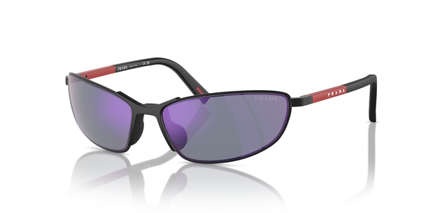prada-sport-55zs/s dg010j rubbered black(dark blue mirror violet 60*17