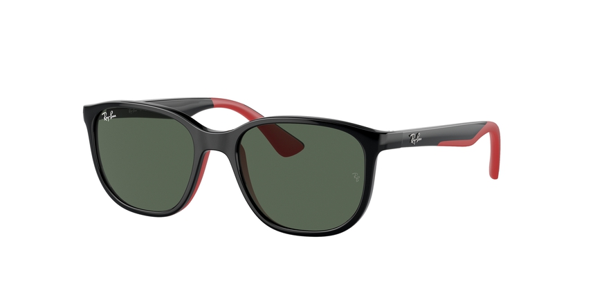 RJ-9078S 713171 BLACK ON RUBBER RED(DARK GREEN 48*16, Negro | Rojo, hi-res image number 0