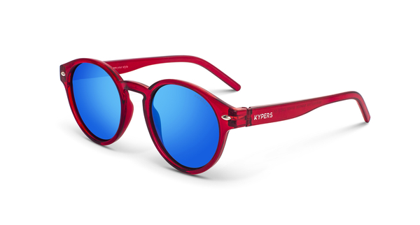KYPERS-MANHATTAN/S MAH006 RED CRYSTAL BLUE REVO 49*22, Rojo transparente, hi-res 0