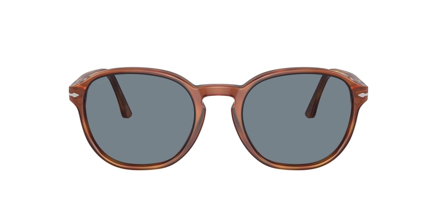 PERSOL-3343S/S 96/56 TERRA DI SIENA(LIGHT BLUE 53*21, Marrón, hi-res image number 1