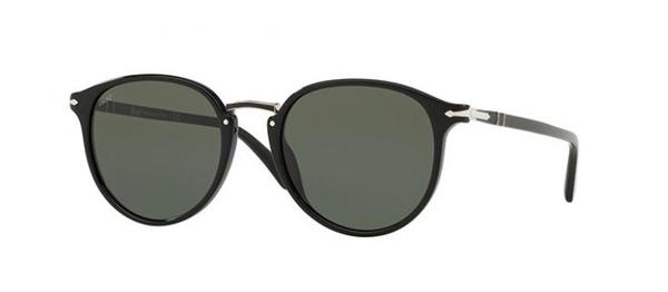 PERSOL-3210S/S 95/31 BLACK(GREEN 51*21, Negro, hi-res 0