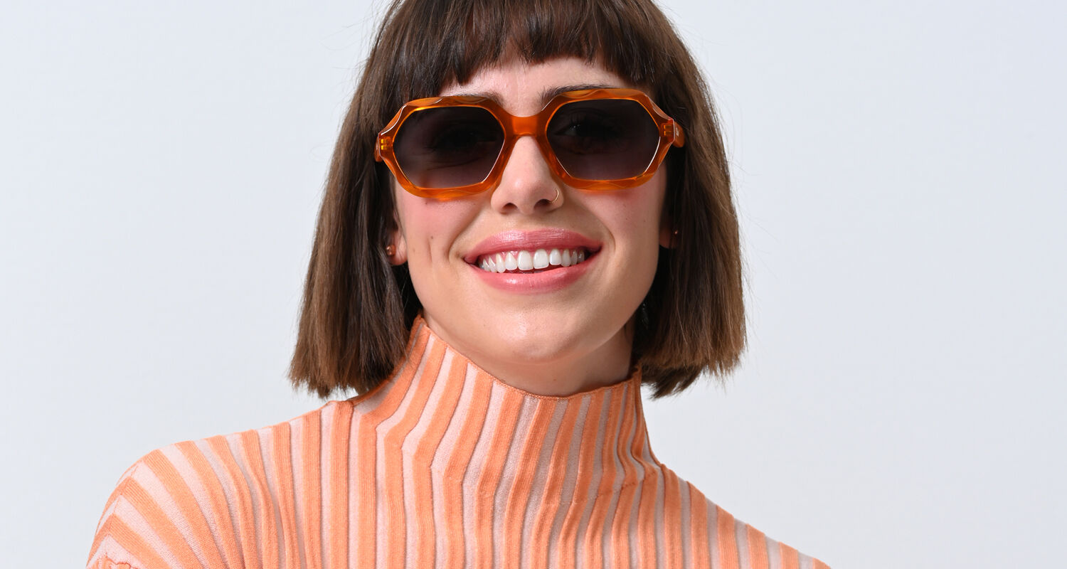 CHLOE-0227S/S 004 ORANGE (GREY) 56*19 | Óptica & Audiología