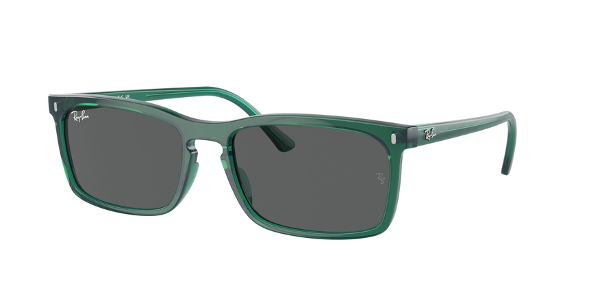 RB-4435 6615B1 TRANSPARENT GREEN(DARK GREY 59*18, Verde transparente, hi-res image number 0