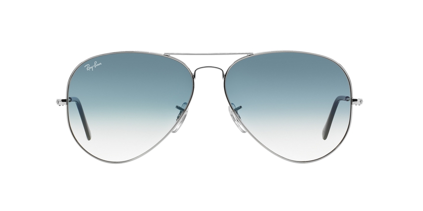 RB-3025 003/3F*2N PLATA/AZUL 58*14, Plata, hi-res image number 2