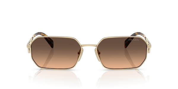 PRADA-A51S/S ZVN50C PALE GOLD(BROWN GRADIENT GREY 58*17, Oro pálido, hi-res 1