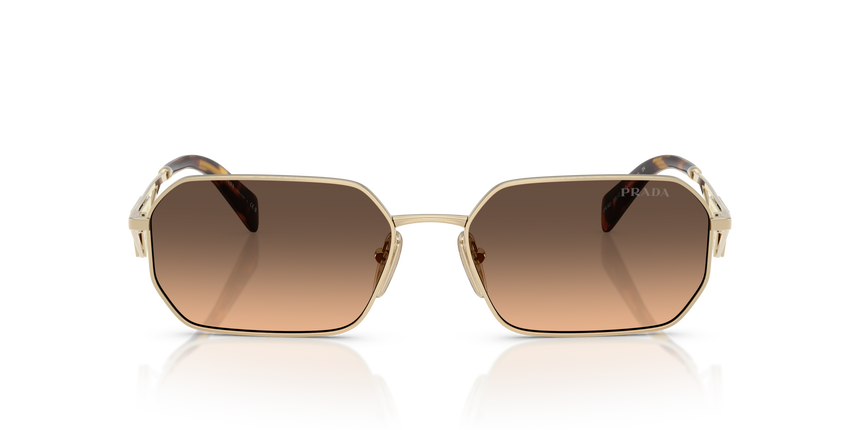 PRADA-A51S/S ZVN50C PALE GOLD(BROWN GRADIENT GREY 58*17, Oro pálido, hi-res image number 1