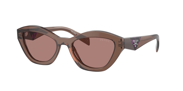 PRADA-A02S/S 17O60B BROWN TRANSPARENT 52*19, Marrón transparente, hi-res 0