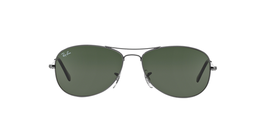 RB-3362 004*3N GUN MTL (VERDE) 56*14, Plata, hi-res image number 2