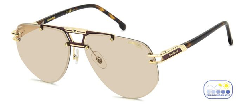 CARRERA-1087/S/S RHL*9O GOLDBLACK2(DARKGREYSHADED 63*14, , hi-res image number 0