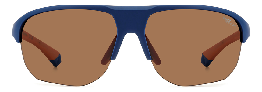 POLAROID-7059/S FLL*47 MATTE BLUE(BROWN POLAR HIGH CONTRAST 70*9, Azul mate, hi-res image number 1